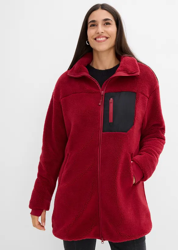 Giacca in pile teddy, bonprix