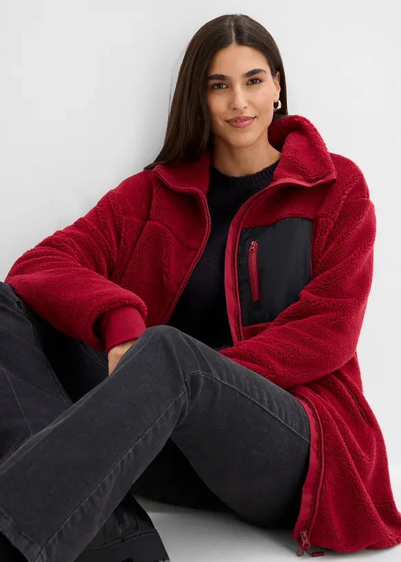 Giacca in pile teddy, bonprix