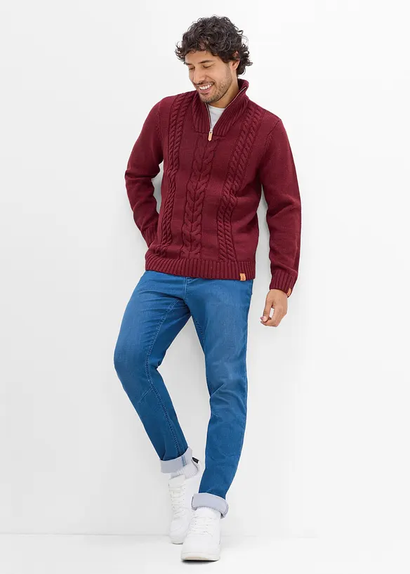 Jeans jogger tapered con elastico in vita, regular fit, bonprix