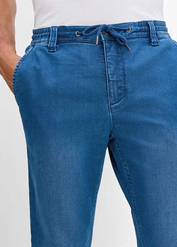 Jeans jogger tapered con elastico in vita, regular fit, bonprix