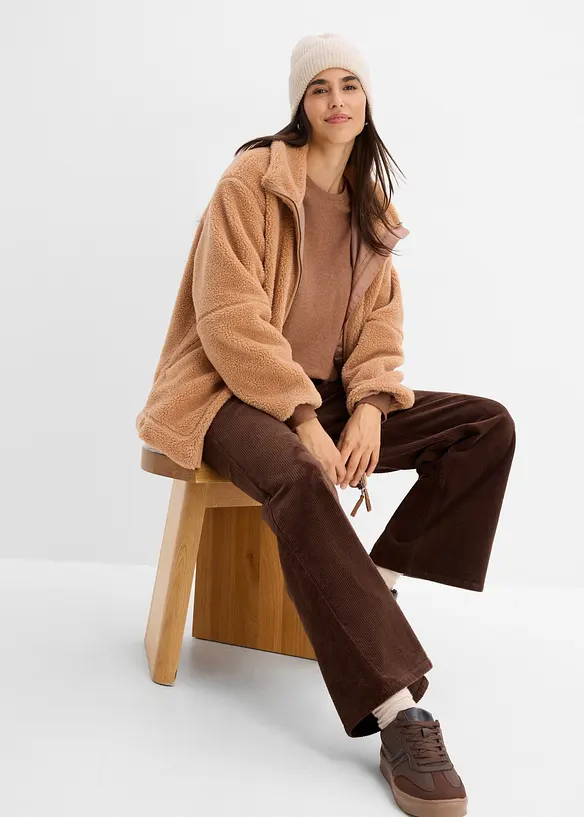 Felpa in misto cotone, bonprix