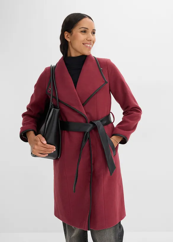 Cappotto corto in simil lana, bonprix