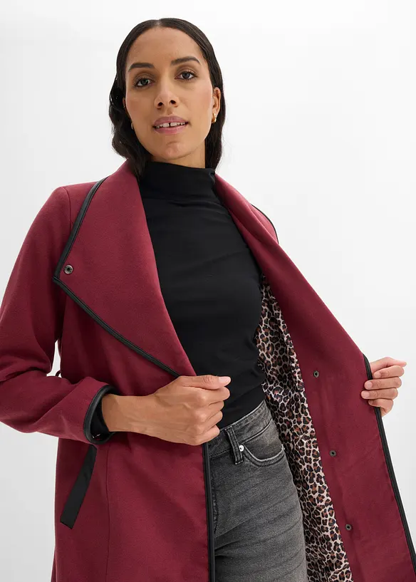 Cappotto corto in simil lana, bonprix