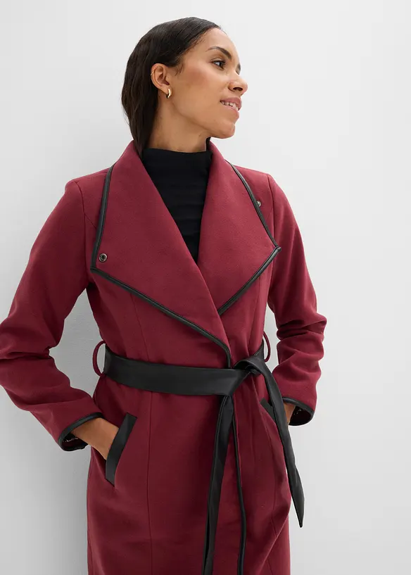 Cappotto corto in simil lana, bonprix