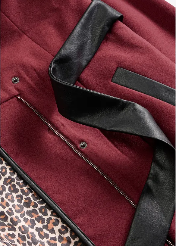 Cappotto corto in simil lana, bonprix