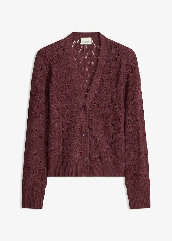 Cardigan traforato, bonprix