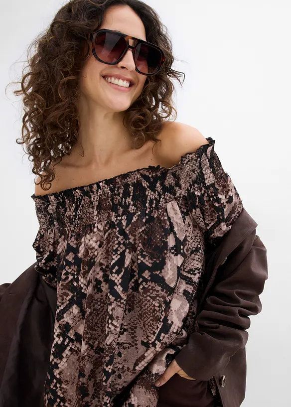 Blusa con fondo asimmetrico, bonprix