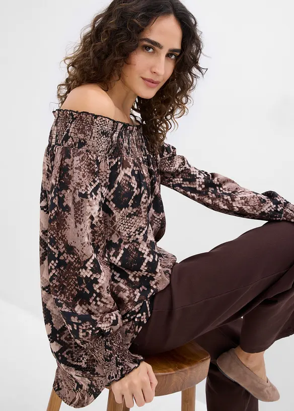 Blusa con fondo asimmetrico, bonprix