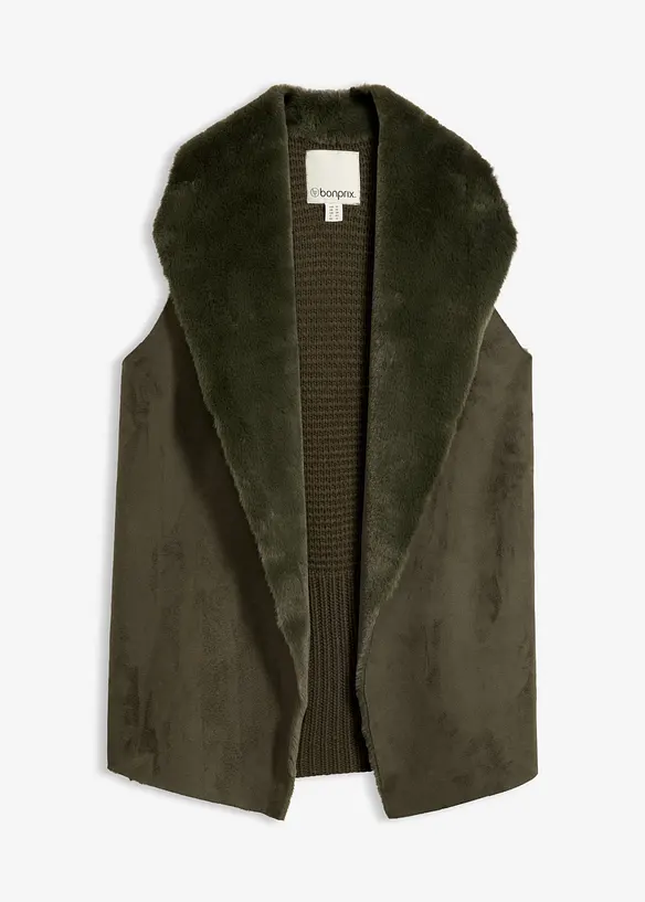 Gilet in ecopelliccia, bonprix