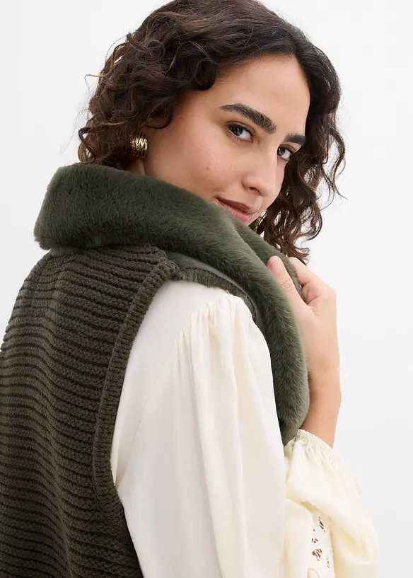 Gilet in ecopelliccia, bonprix