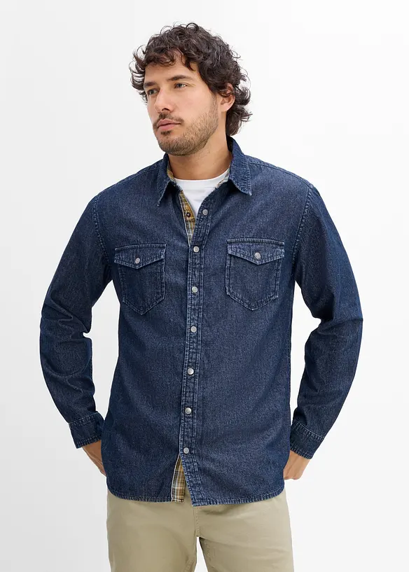 Camicia in jeans di puro cotone, bonprix