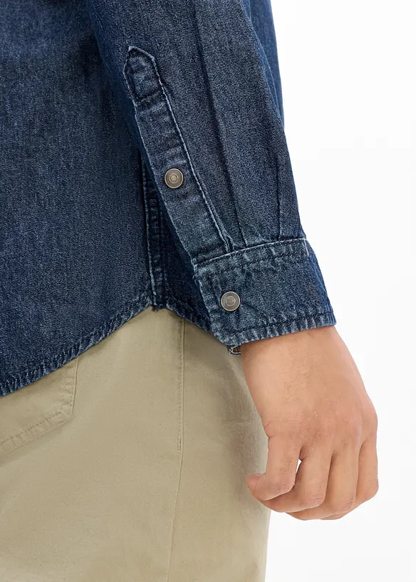 Camicia in jeans di puro cotone, bonprix