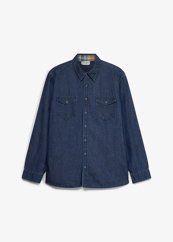 Camicia in jeans di puro cotone, bonprix