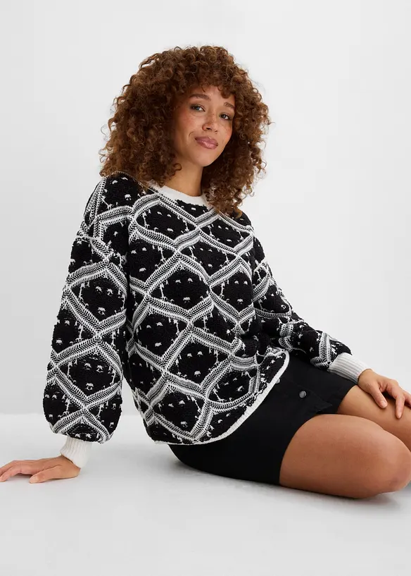 Maglione boxy, bonprix
