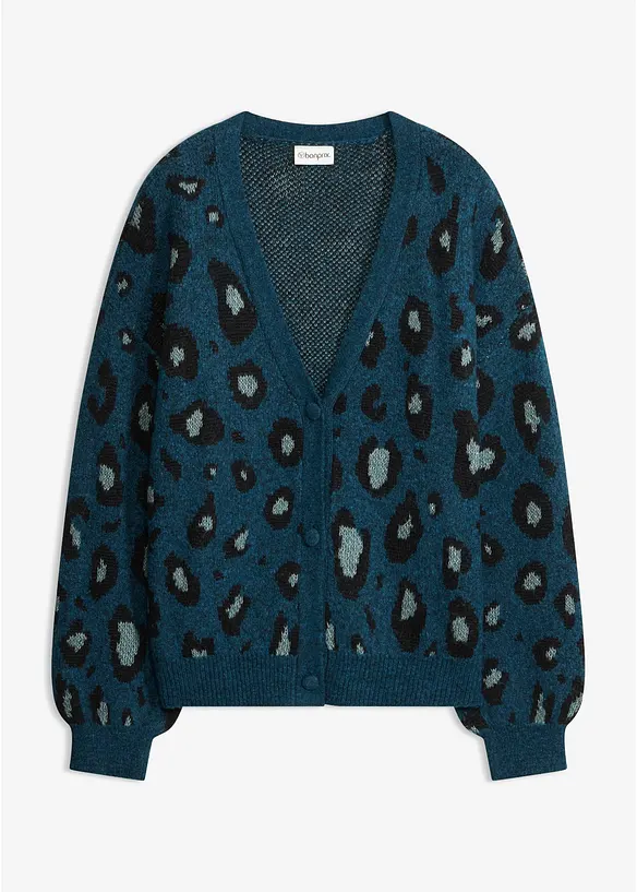 Cardigan con motivo jacquard, bonprix