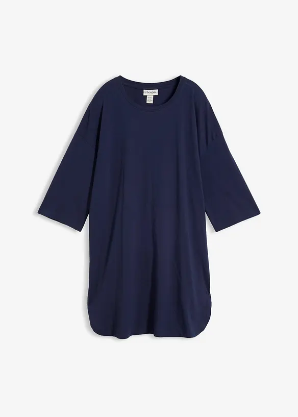 Maglia lunga oversize in puro cotone biologico, bonprix