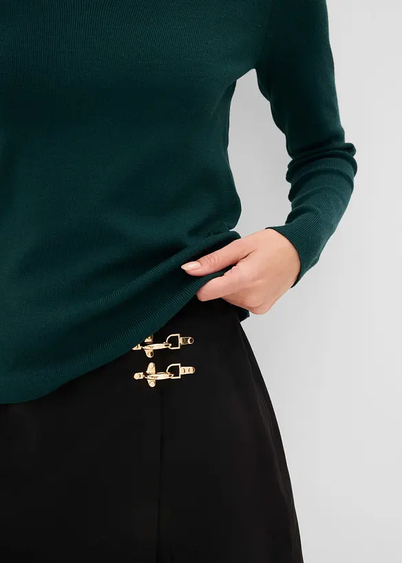 Maglia in filato fine di misto viscosa morbido, bonprix