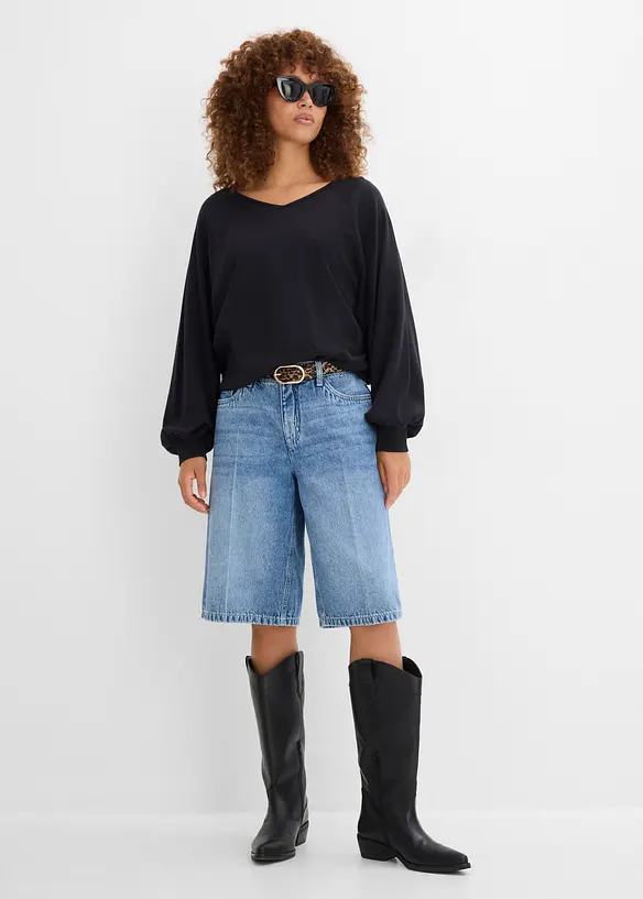 Maxi maglia in puro cotone, bonprix
