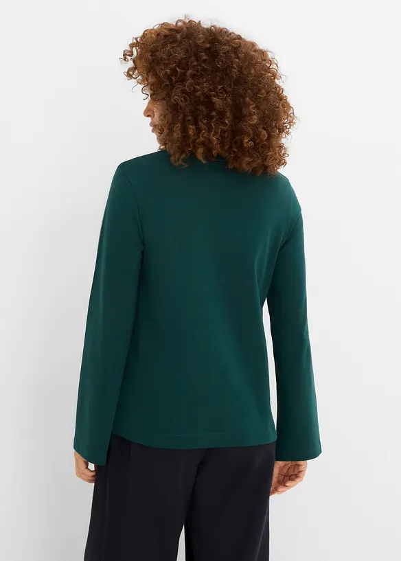 Maglia a maniche lunghe in puro cotone biologico, bonprix