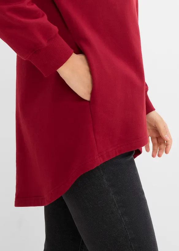 Felpa oversize in puro cotone, bonprix