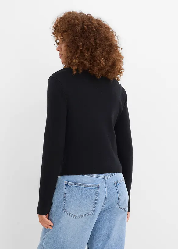 Cardigan corto in filato fine, bonprix