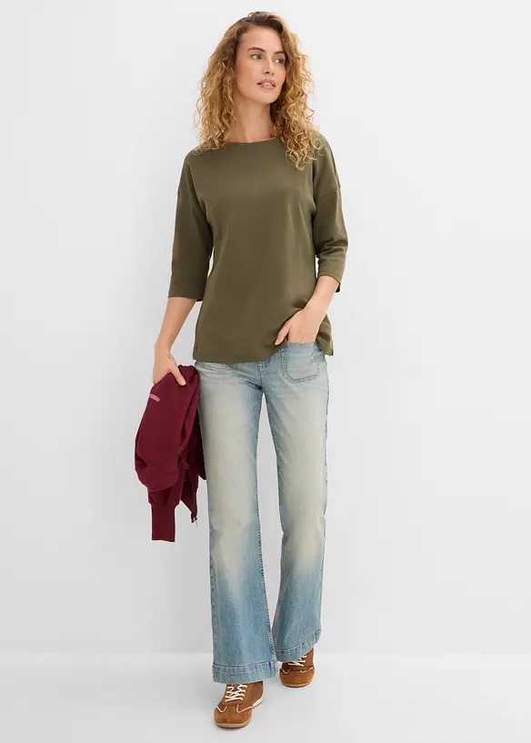 Maglia in cotone pesante, bonprix