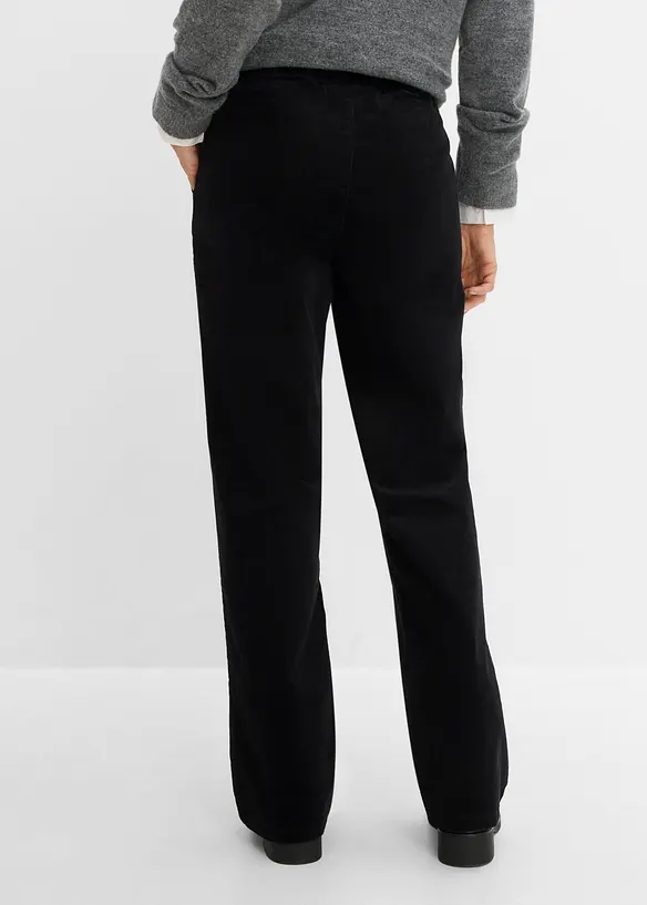 Pantaloni in velluto a coste di misto cotone, bonprix