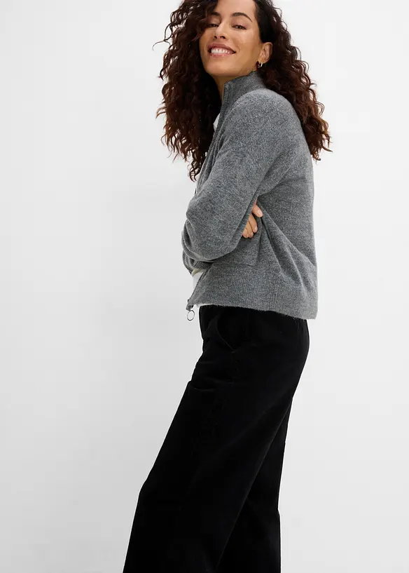 Pantaloni in velluto a coste di misto cotone, bonprix