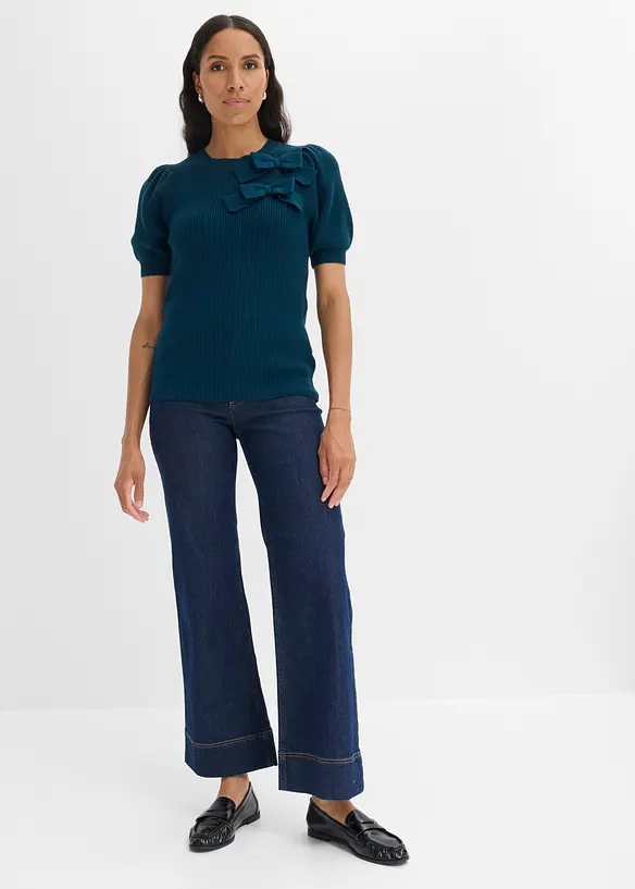 Maglione con fiocchi, bonprix
