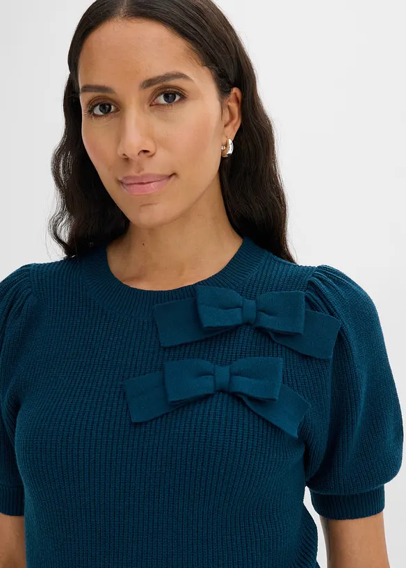 Maglione con fiocchi, bonprix