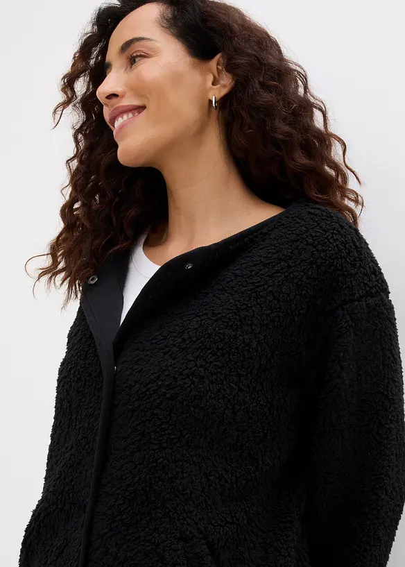 Giacca in pile teddy, bonprix