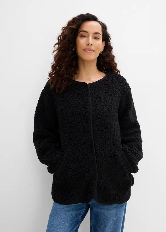 Giacca in pile teddy, bonprix