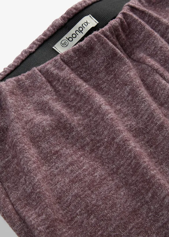 Pantaloni a palazzo effetto maglia, bonprix