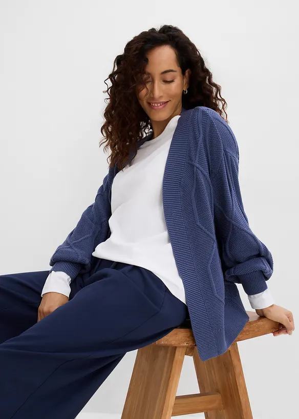 Cardigan a trecce, bonprix