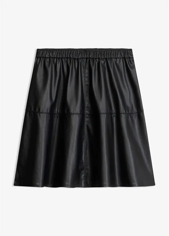 Gonna corta in similpelle, bonprix