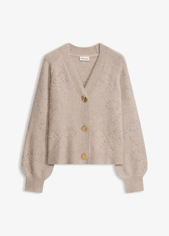 Cardigan testurizzato, bonprix