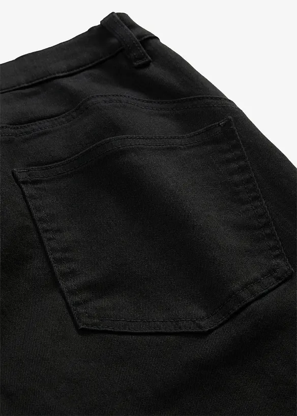 Pantaloni in twill di misto cotone elasticizzato, bonprix