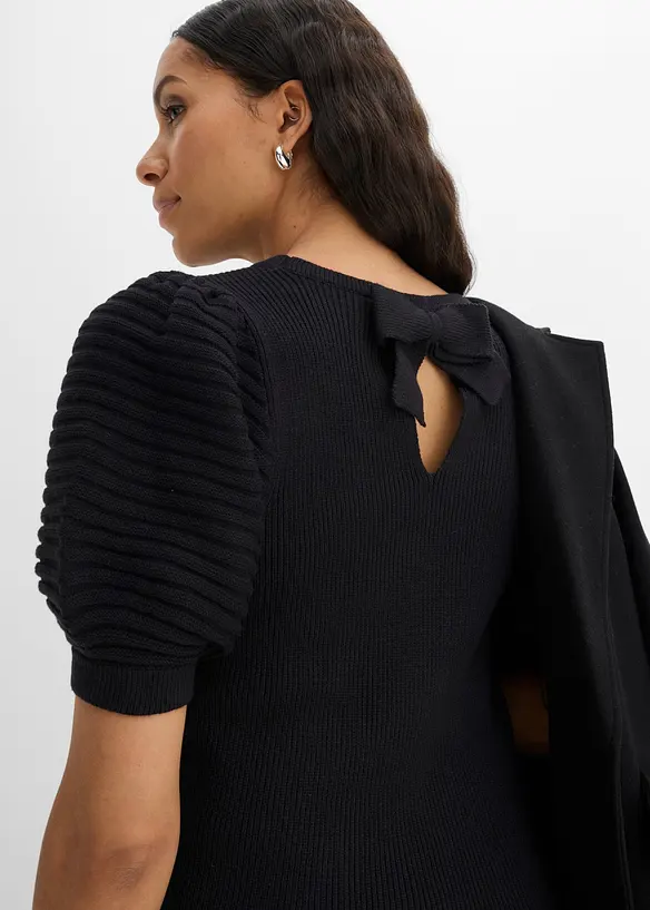 Maglione con maniche a palloncino, bonprix
