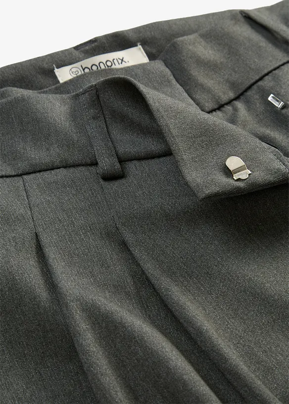Gonna midi in misto viscosa, bonprix