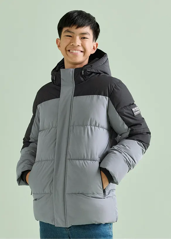 Giacca invernale idrorepellente con fodera in pile, bonprix
