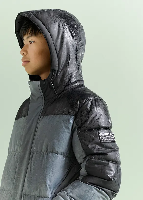 Giacca invernale idrorepellente con fodera in pile, bonprix