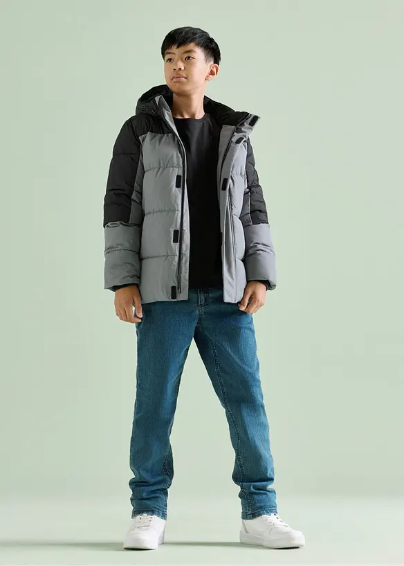 Giacca invernale idrorepellente con fodera in pile, bonprix