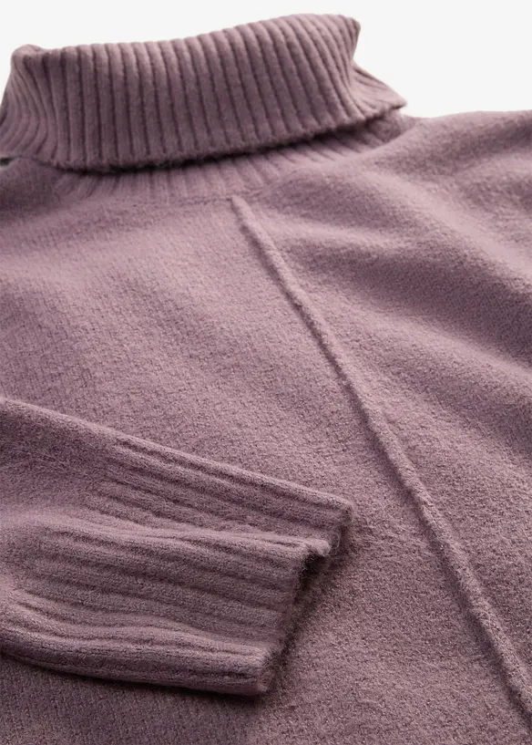 Abito in maglia con cucitura decorativa, bonprix
