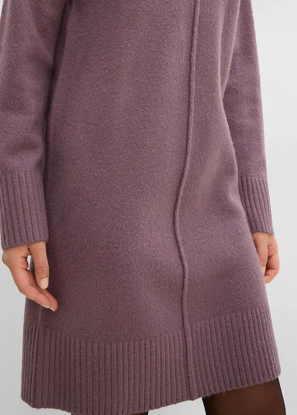 Abito in maglia con cucitura decorativa, bonprix