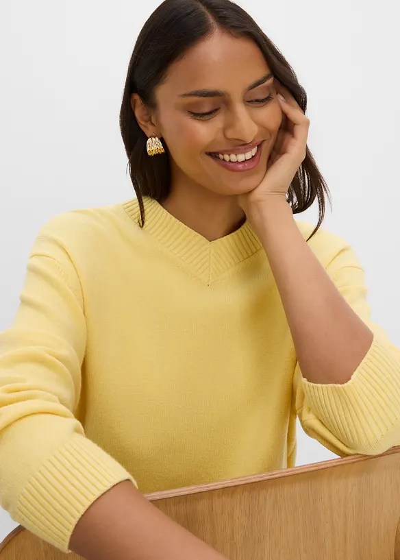 Maglione in misto viscosa, bonprix