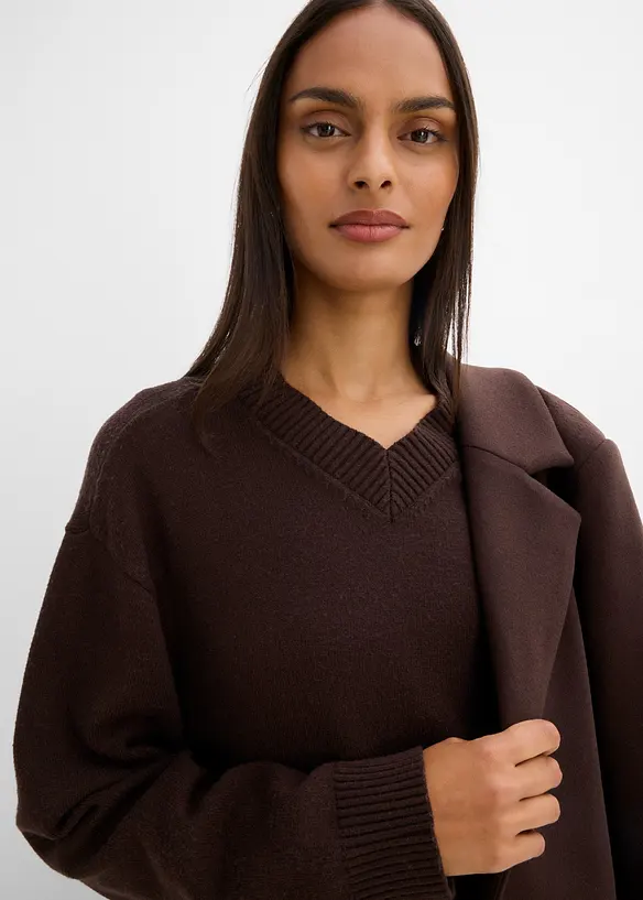 Maglione in misto viscosa, bonprix