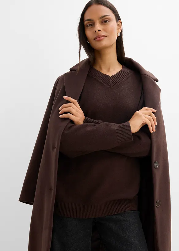 Maglione in misto viscosa, bonprix