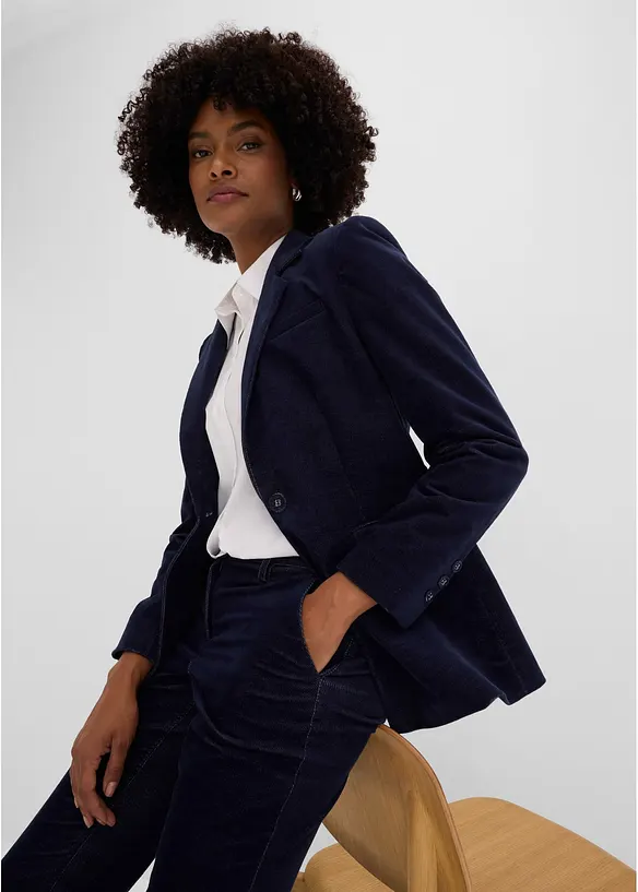 Blazer in velluto a coste, bonprix