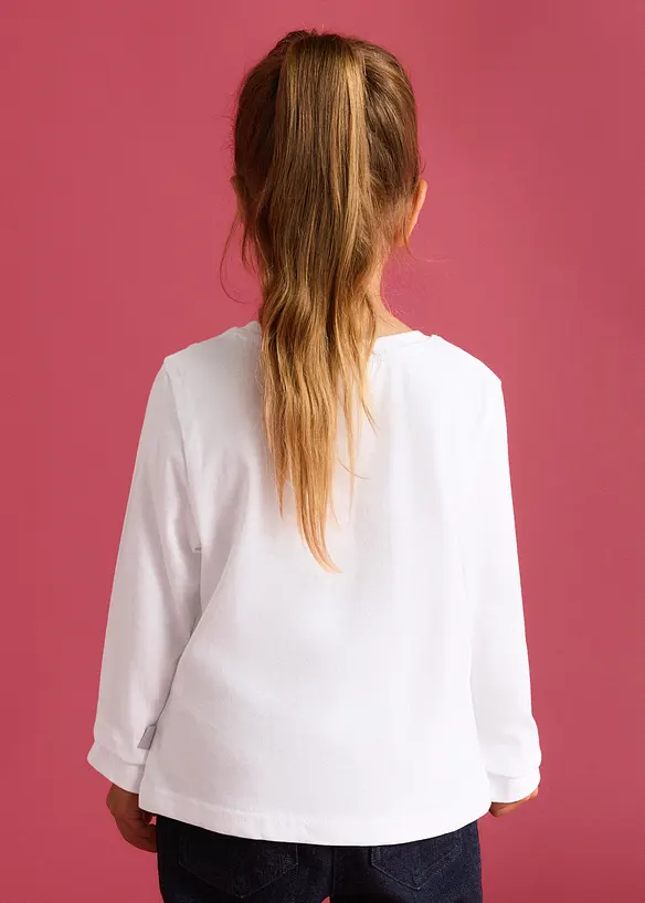 Maglia a maniche lunghe Lurchi in cotone biologico morbido (pacco da 2), Lurchi