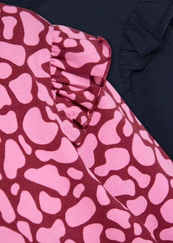Maglia a maniche lunghe Lurchi in cotone biologico morbido (pacco da 2), Lurchi